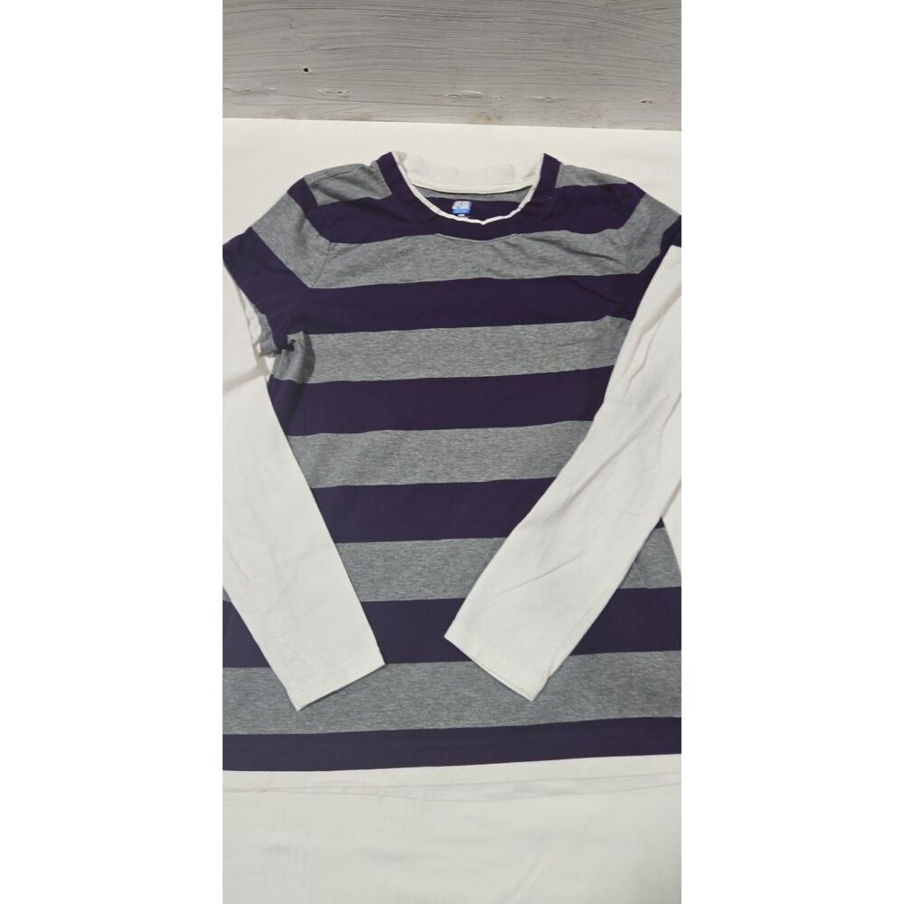 SJB Active Long Sleeve Top Small  Gray and Purple